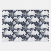 Snowy Moutains & Forest Wildlife Chritmas Inpakpapier Vel (Voorkant 2)