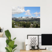 Snowy Mt. Diablo Poster (Thuiskantoor)