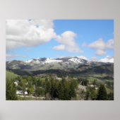 Snowy Mt. Diablo Poster (Voorkant)