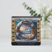 Snowy Mt. Vreedzaam Jaarlijks Kerstfeest Kaart (Staand voorkant)