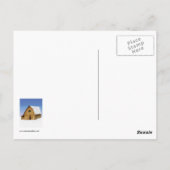Snowy New England Barn in Winter Briefkaart (Achterkant)