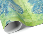 Snowy Night - Glanzend omslagpapier Cadeaupapier (Rol Hoek)