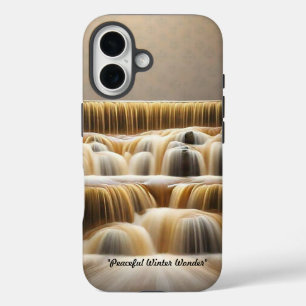 "Snowy Night Serenade" iPhone 16 Hoesje