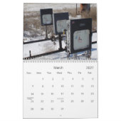 Snowy Oil Lease Wells Kalender (Mar 2027)