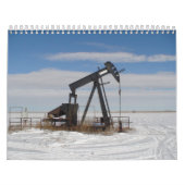 Snowy Oil Lease Wells Kalender (Hoes)