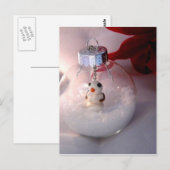 Snowy Ornament Briefkaart (Voorkant / Achterkant)
