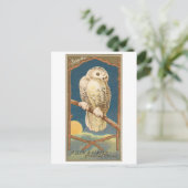 Snowy Owl Allen & Ginter Trade Kaart Briefkaart (Staand voorkant)