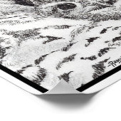 Snowy Owl and Baby Owl Poster (Hoek)