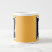 Snowy Owl and Moon Painting - Original Bird Art Grote Koffiekop (Voorkant)