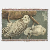Snowy Owl Audubon Bird Artwork Deken (Voorkant)