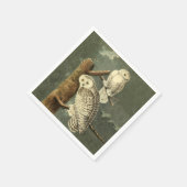 Snowy Owl Audubon Bird Artwork Servetten (Hoek)