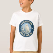 Snowy Owl  Badge T-shirt (Voorkant)
