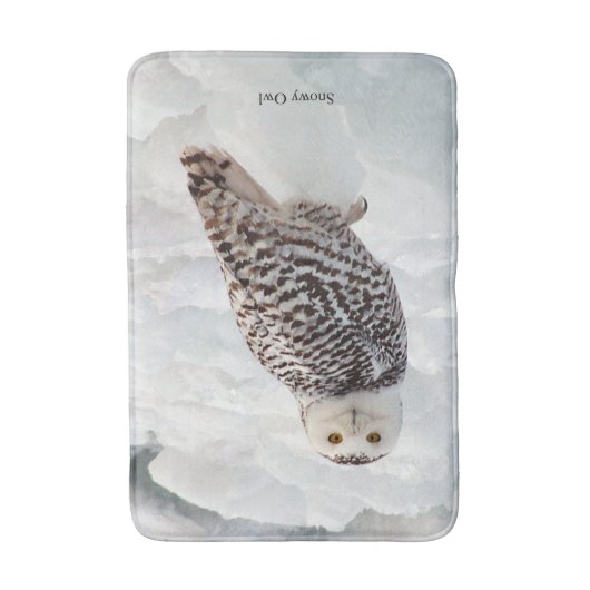 Snowy Owl badmat (Voorkant Verticaal)