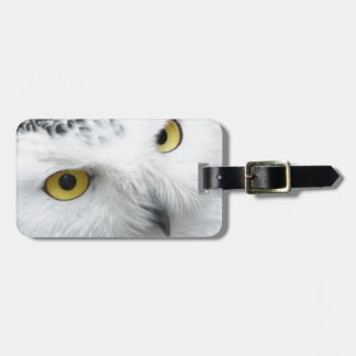 Snowy Owl Bagagelabel