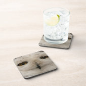 Snowy Owl Bier Onderzetter (Rechterzijde)