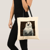 Snowy Owl bit Tote Bag (Voorkant (product))