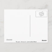 Snowy owl. briefkaart (Achterkant)