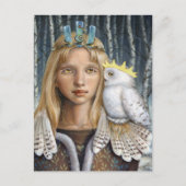 Snowy Owl Briefkaart (Voorkant)