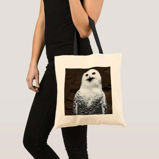 Snowy Owl btm Tote Bag (Voorkant (product))