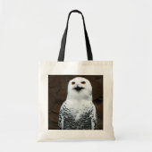 Snowy Owl btm Tote Bag (Voorkant)
