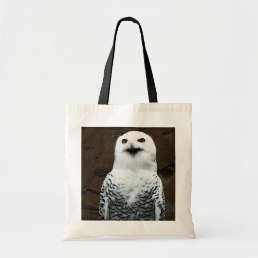Snowy Owl btm Tote Bag (Voorkant)