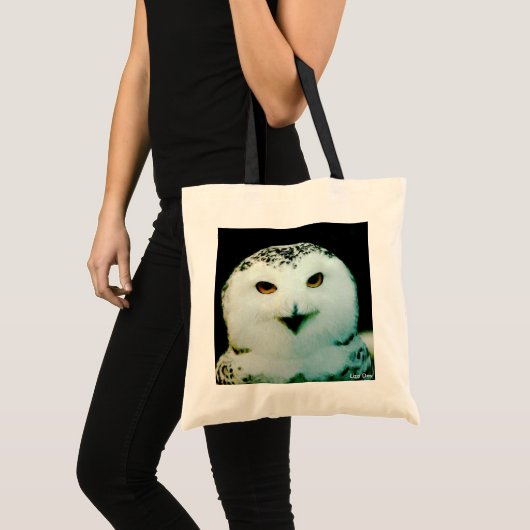 Snowy Owl Budget Canvas Tas (Voorkant (product))