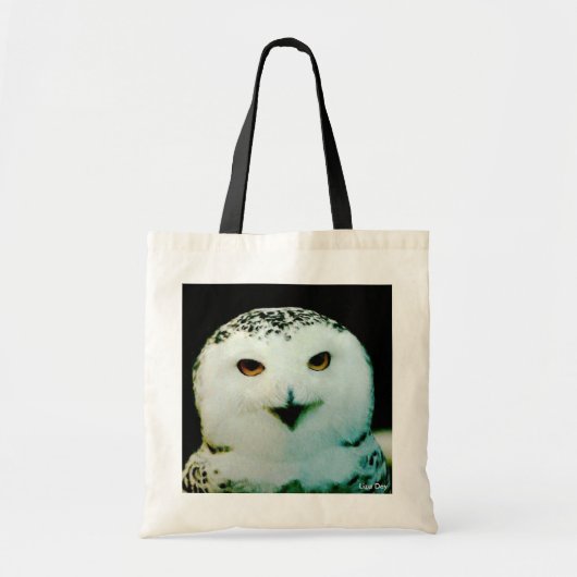 Snowy Owl Budget Canvas Tas (Voorkant)