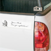 Snowy Owl Bumpersticker (Op Truck)