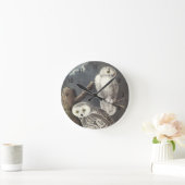 Snowy Owl by Audubon Ronde Klok (Huis)