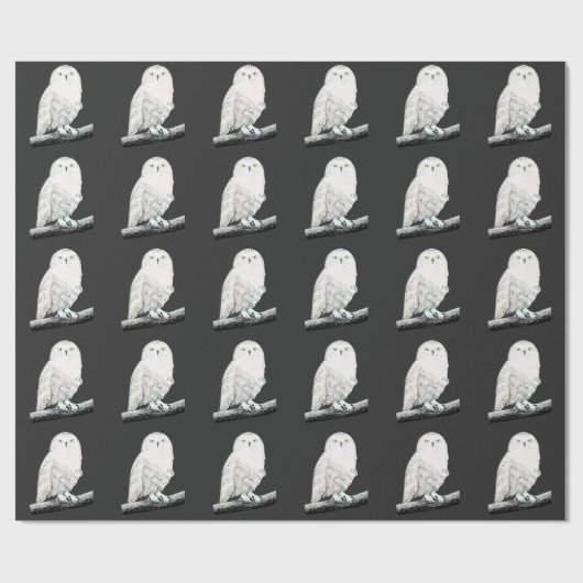 Snowy Owl Cadeaupapier (Vlak)
