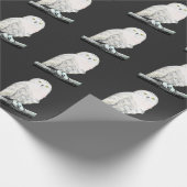 Snowy Owl Cadeaupapier (Hoek)