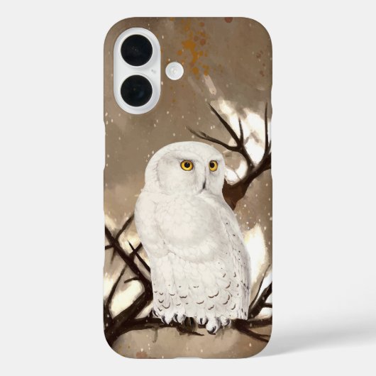 Snowy Owl Case-Mate iPhone Case (Achterkant)