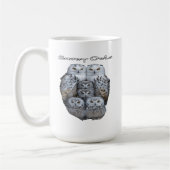 Snowy Owl Coffee Mok (Links)