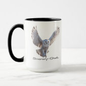 Snowy Owl Coffee Mok (Links)
