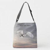 Snowy Owl Crossbody Tas (Achterkant)