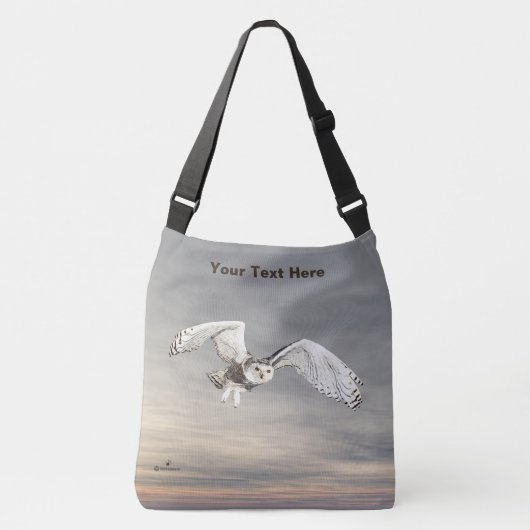 Snowy Owl Crossbody Tas (Voorkant)