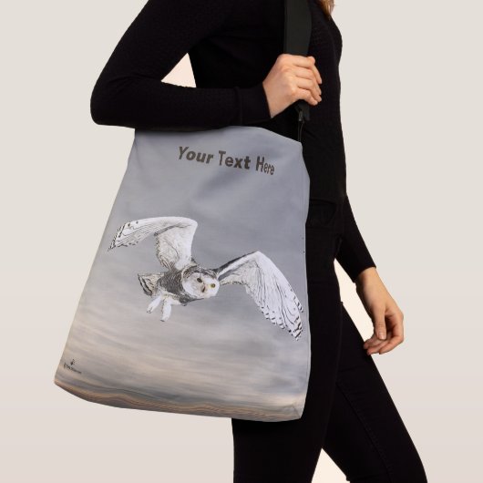 Snowy Owl Crossbody Tas (Dichtbij)