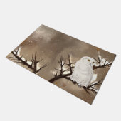 Snowy Owl Deurmat (Schuin)