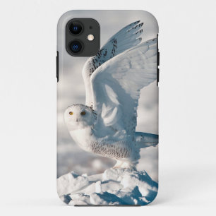 Snowy Owl die uit sneeuw gaat Case-Mate iPhone Case