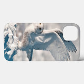 Snowy Owl die uit sneeuw gaat Case-Mate iPhone Case (Achterkant (horizontaal))