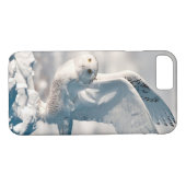 Snowy Owl die uit sneeuw gaat Case-Mate iPhone Case (Achterkant (Horizontaal))