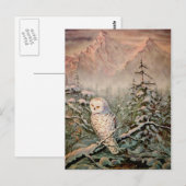 SNOWY OWL door SHARON SHARPE Briefkaart (Voorkant / Achterkant)