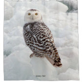 Snowy Owl douchegordijn (Voorkant)