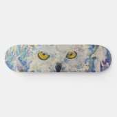 Snowy Owl Eyes Knowledge Animal Maureen Girard Persoonlijk Skateboard (Horizontaal)