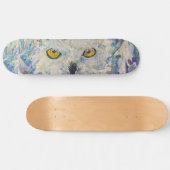Snowy Owl Eyes Knowledge Animal Maureen Girard Persoonlijk Skateboard (Horizontaal)