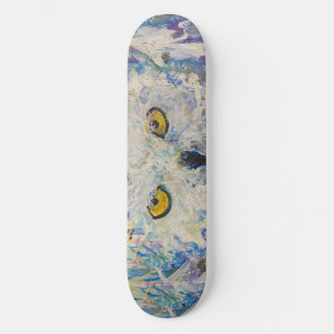 Snowy Owl Eyes Knowledge Animal Maureen Girard Persoonlijk Skateboard