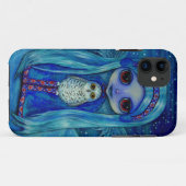 Snowy Owl Fairy in Winter Case-Mate iPhone Case (Achterkant (horizontaal))