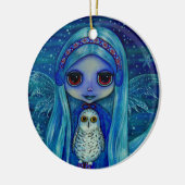 Snowy Owl Fairy Ornament (Links)
