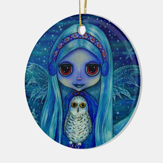 Snowy Owl Fairy Ornament (Links)