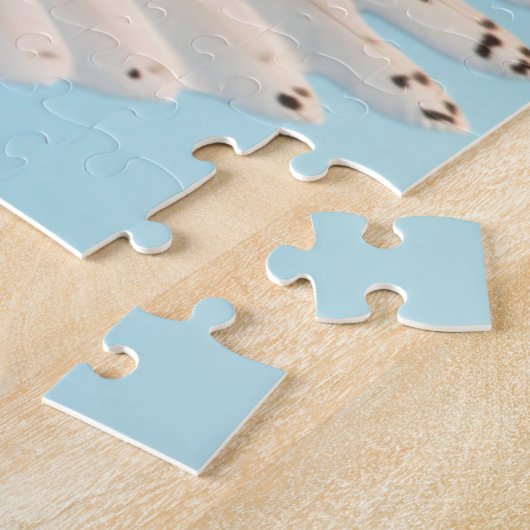 Snowy Owl in flight Legpuzzel (Zijkant)